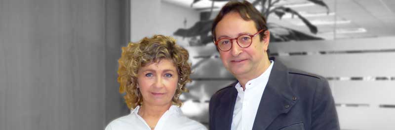 Karin Heimannsfeld y Enrique Hermoso