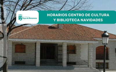 HORARIOS CENTRO DE CULTURA Y BIBLIOTECA CAMILO JOSÉ CELA NAVIDAD