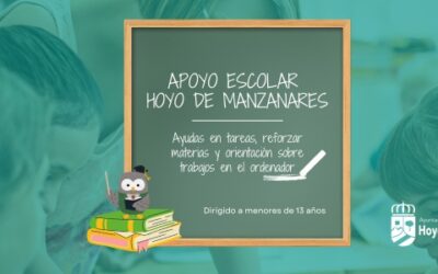Programa de Apoyo Escolar para menores de 13 años en Hoyo de Manzanares