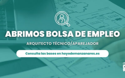 Apertura de bolsa de empleo para arquitecto técnico/aparejador