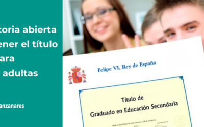 Abierto el plazo de inscripción para obtener el título de ESO para personas adultas