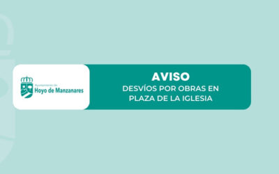 AVISO: Del 3 al 5 de febrero, desvíos por obras en Plaza de la Iglesia