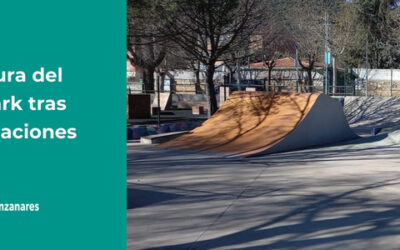 Reapertura del Skate Park de Hoyo tras las reparaciones de los elementos deteriorados