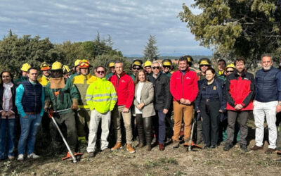 La Comunidad de Madrid inicia las labores de prevención de incendios forestales en Hoyo de Manzanares