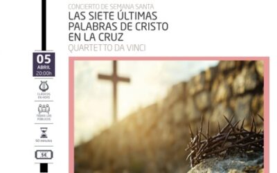 Este sábado 5 de abril Hoyo de Manzanares acogerá el concierto de Semana Santa ‘Las Siete últimas palabras de Cristo en la Cruz’ del Quartetto Da Vinci. 