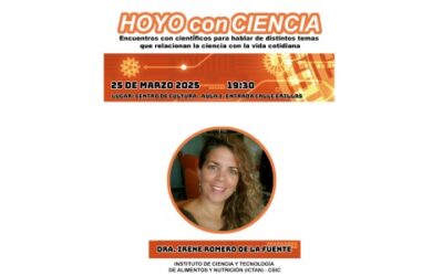 Nueva conferencia de Hoyo conCiencia: ‘Del laboratorio a tu mesa: Cómo la investigación transforma lo que comemos’