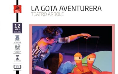 Este sábado 12 de abril el teatro de objetos llega a Hoyo de Manzanares con ‘La gota aventurera’