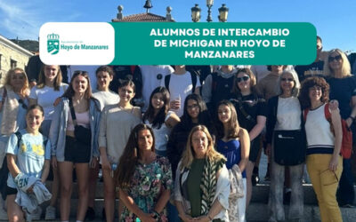 Recepción oficial a los alumnos de intercambio de Míchigan en Hoyo de Manzanares
