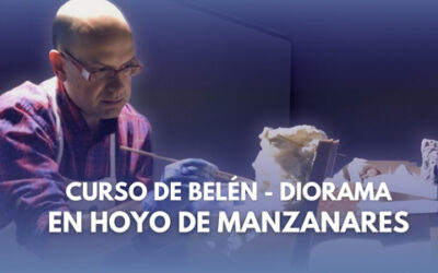 Hoyo de Manzanares acoge el curso “Belén – Diorama” con el artista Ignacio Fernández Chocarro
