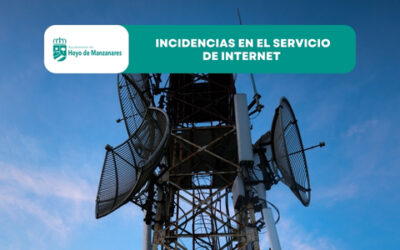 Actualización incidencias en el servicio de Internet de Hoyo de Manzanares