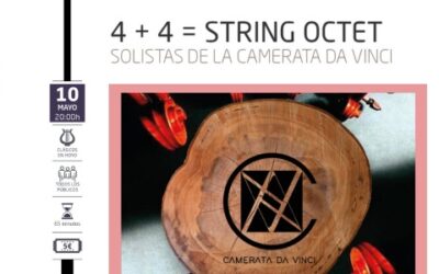 Este sábado 10 de mayo Hoyo de Manzanares acogerá el concierto «4 + 4 = String Octet» de la Camerata Da Vinci
