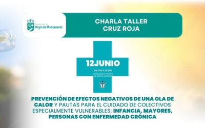 Charla sobre prevención de los efectos negativos de una ola de calor impartida por Cruz Roja
