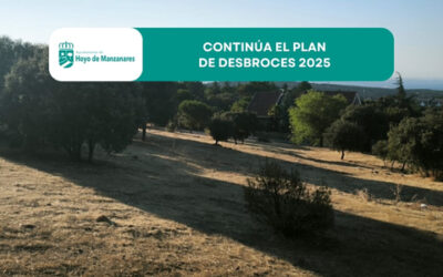 Continúan los trabajos del Plan de Desbroce 2025 en Hoyo de Manzanares