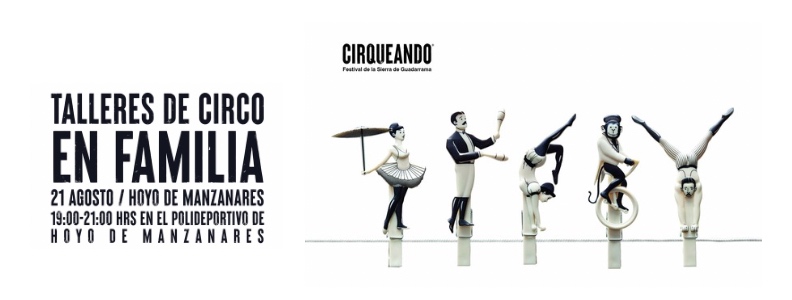 Vuelven los “Talleres de Iniciación al Circo en Familia” a Hoyo de Manzanares
