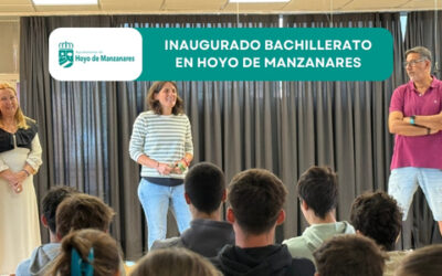 Inaugurado el primer curso de Bachillerato en la historia de Hoyo de Manzanares