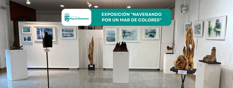 Exposición «Navegando por un mar de colores» en el Centro de Cultura