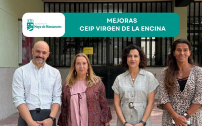 El Ayuntamiento de Hoyo de Manzanares acomete mejoras en el CEIP Virgen de La Encina antes del inicio del curso escolar