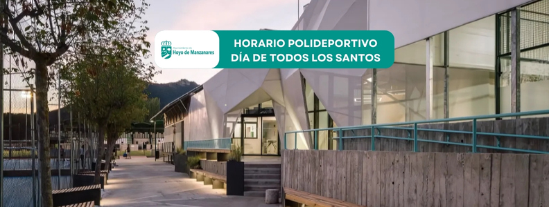 Horario apertura Polideportivo Municipal 1 de noviembre
