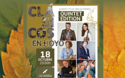 El ciclo ‘Clásicos en Hoyo’ presenta su tradicional ‘Quintet Edition’ este sábado 18 de octubre en Hoyo de Manzanares