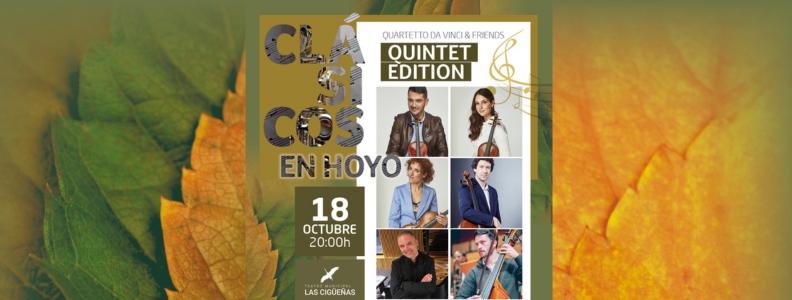 El ciclo ‘Clásicos en Hoyo’ presenta su tradicional ‘Quintet Edition’ este sábado 18 de octubre en Hoyo de Manzanares