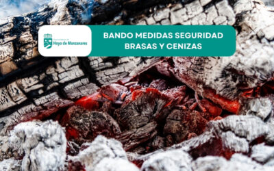 BANDO: medidas de seguridad brasas y cenizas en Hoyo de Manzanares