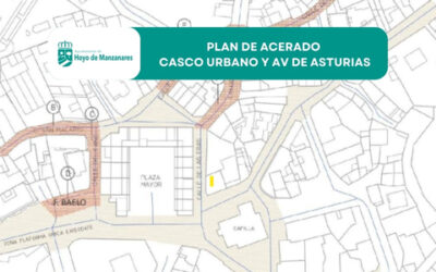 El Ayuntamiento de Hoyo de Manzanares pone en marcha un proyecto de mejora de acerados en el casco urbano y la Avenida de Asturias