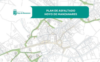 El Ayuntamiento impulsa un ambicioso plan de asfaltado para mejorar la seguridad y la movilidad en Hoyo de Manzanares