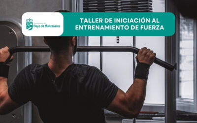 Taller de iniciación al entrenamiento de fuerza el próximo 30 de noviembre en el Polideportivo de Hoyo de Manzanares