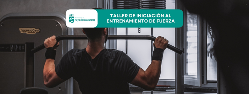 Taller de iniciación al entrenamiento de fuerza el próximo 30 de noviembre en el Polideportivo de Hoyo de Manzanares