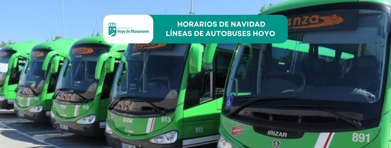 Horarios autobuses 610, 611 y 611A durante las Navidades