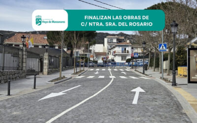 Finalizan las obras de remodelación de la calle de Nuestra Señora del Rosario