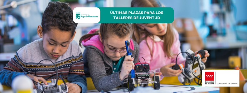 Últimas plazas disponibles para los Talleres de Juventud curso 2025/2026