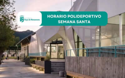 Horarios Polideportivo durante la Semana Santa