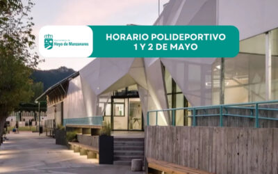 Horarios Polideportivo Municipal 1 y 2 de mayo de 2026