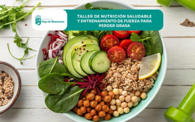 Taller de nutrición saludable y entrenamiento de fuerza para perder grasa