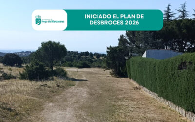 El Ayuntamiento de Hoyo de Manzanares pone en marcha el Plan de Desbroces 2026 con intervenciones en más de 60 hectáreas