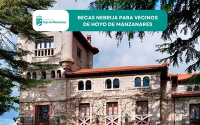 El Ayuntamiento de Hoyo de Manzanares firma un nuevo convenio con la Universidad Nebrija para ofrecer becas y ayudas al estudio a vecinos del municipio