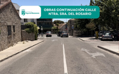 El Ayuntamiento de Hoyo de Manzanares inicia la segunda fase de remodelación de la calle de Ntra. Sra. del Rosario
