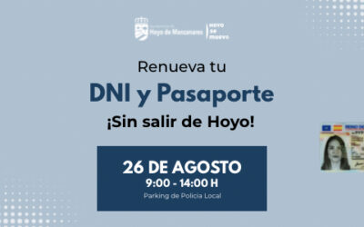Citas completas | Renueva tu DNI y Pasaporte en Hoyo de Manzanares el próximo 26 de agosto