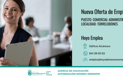 Oferta de empleo en Hoyo Emplea_Comercial Administrativo